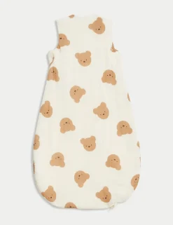 Pure Cotton Spencer Bear™ 2.5 Tog Sleeping Bag (0-3 Yrs)
