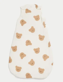 Pure Cotton Spencer Bear™ 2.5 Tog Sleeping Bag (0-3 Yrs)