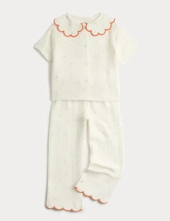 Pure Cotton Spotty Pyjamas (9 Mths - 8 Yrs)