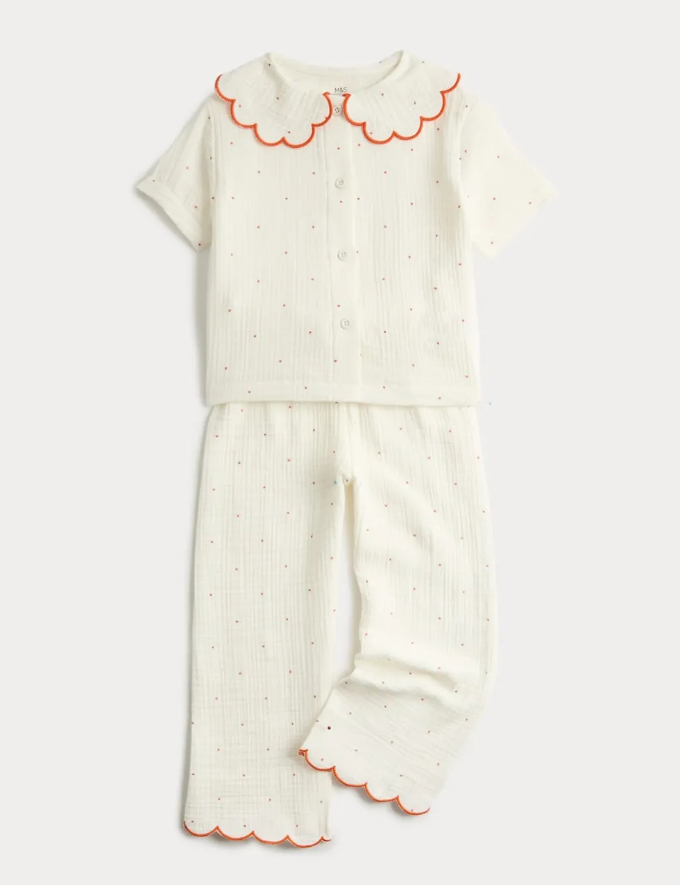Pure Cotton Spotty Pyjamas (9 Mths - 8 Yrs)