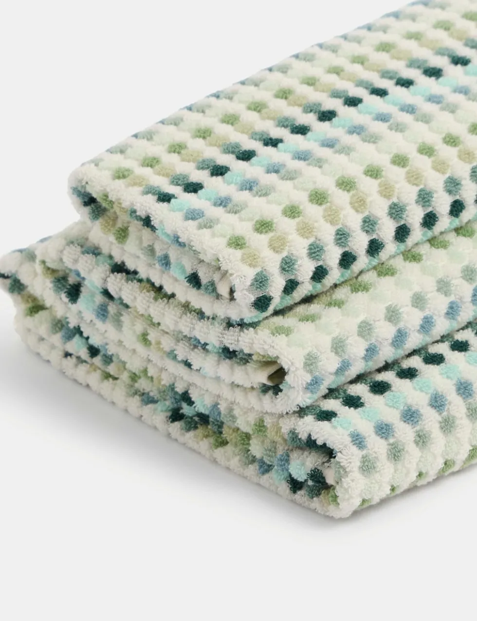 Pure Cotton Spotty Striped Towel