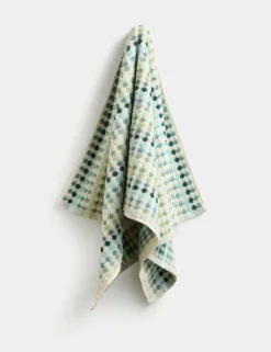 Pure Cotton Spotty Striped Towel