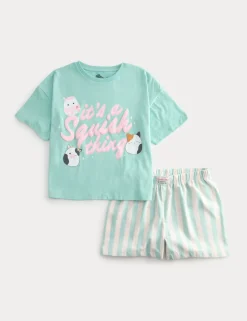 Pure Cotton Squishmallows™ Pyjamas (5-16 Yrs)