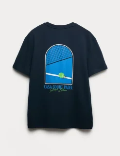 Pure Cotton St Etienne Padel T-shirt