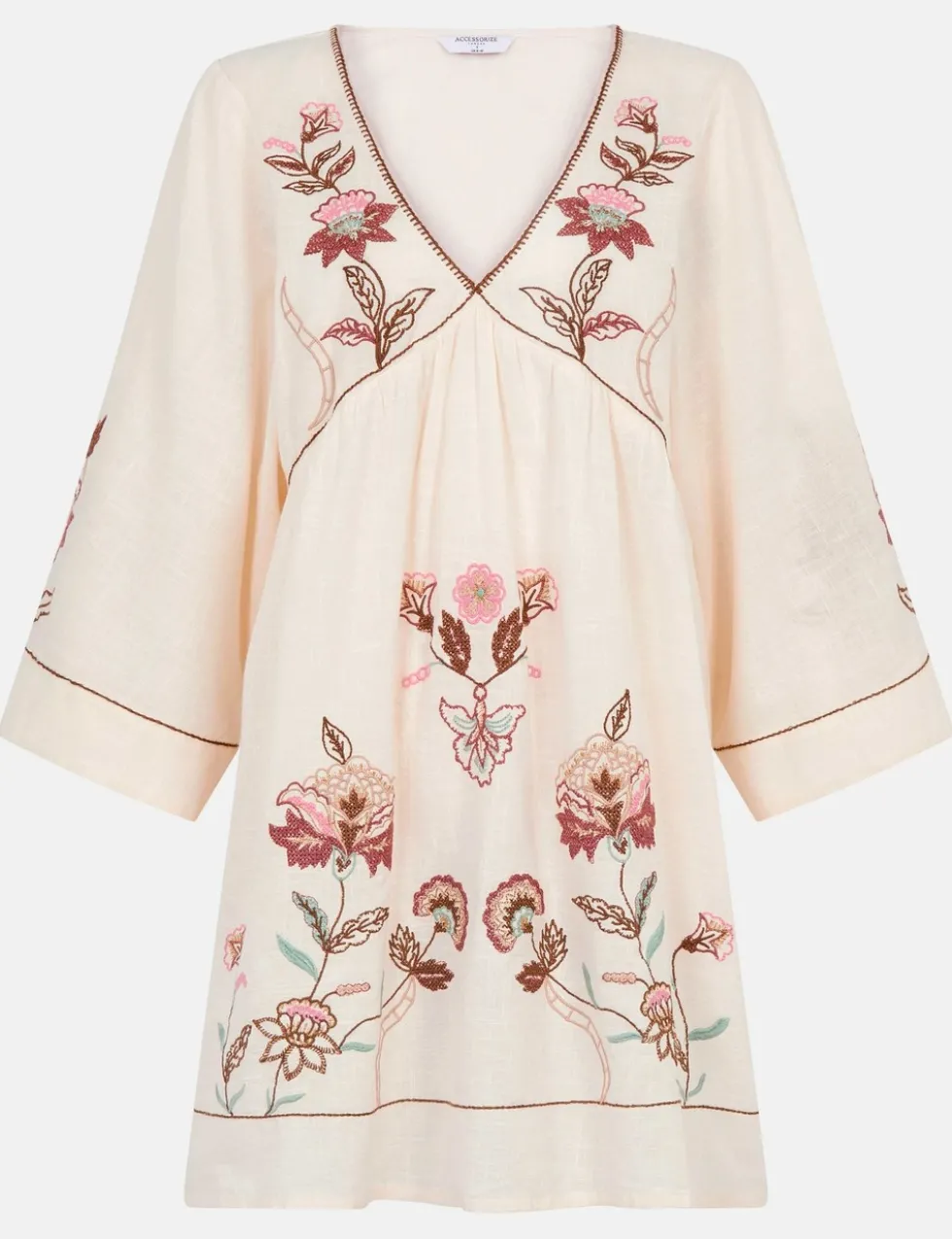 Pure Cotton Statement Embellished Kaftan
