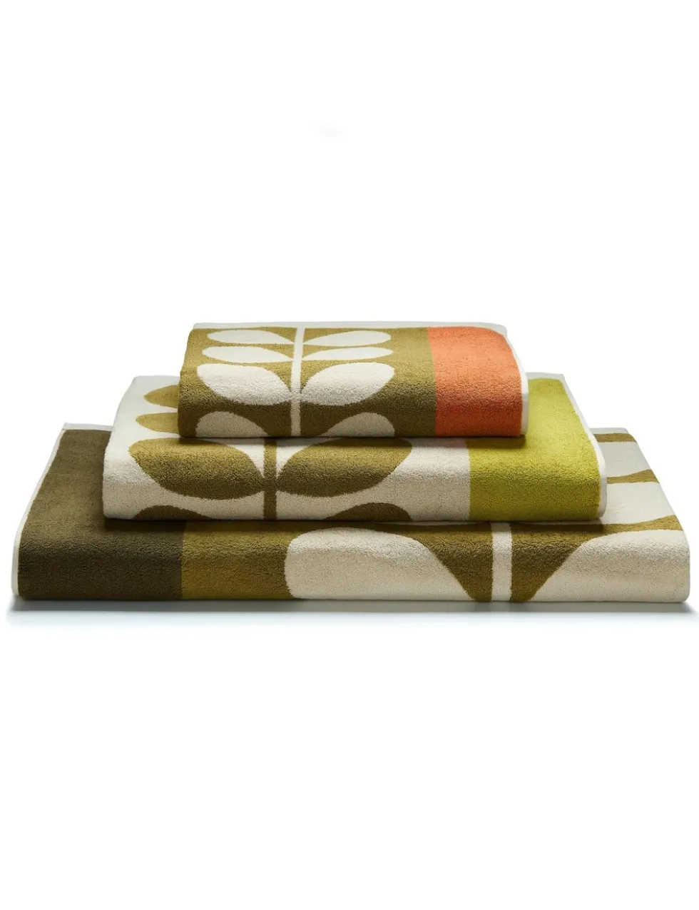 Pure Cotton Stem Check Towel