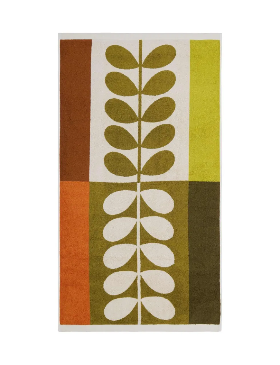 Pure Cotton Stem Check Towel