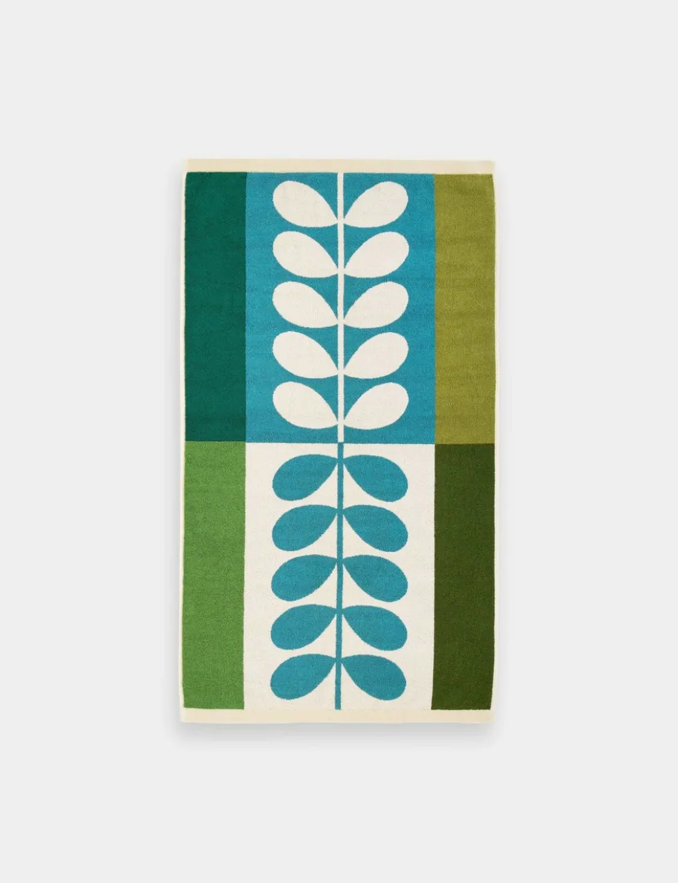 Pure Cotton Stem Check Towel