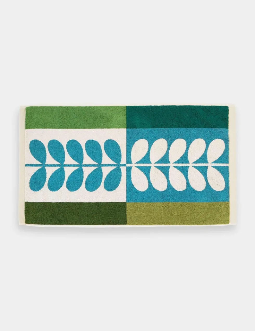 Pure Cotton Stem Check Towel