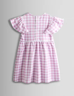 Pure Cotton Strawberry Applique Dress (6 Mths-7 Yrs)