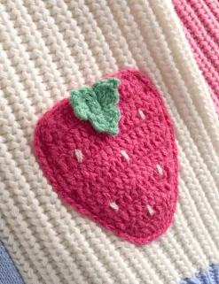 Pure Cotton Strawberry Cardigan (6 Mths-7 Yrs)