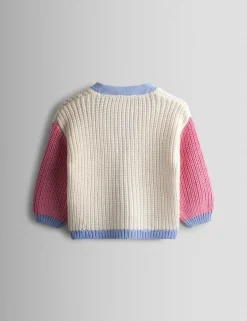 Pure Cotton Strawberry Cardigan (6 Mths-7 Yrs)