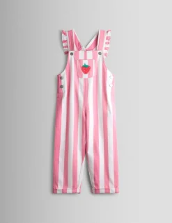 Pure Cotton Strawberry Dungaree Outfit (6 Mths - 9 Yrs)