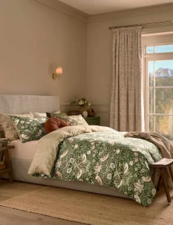 Pure Cotton Strawberry Thief Bedding Set