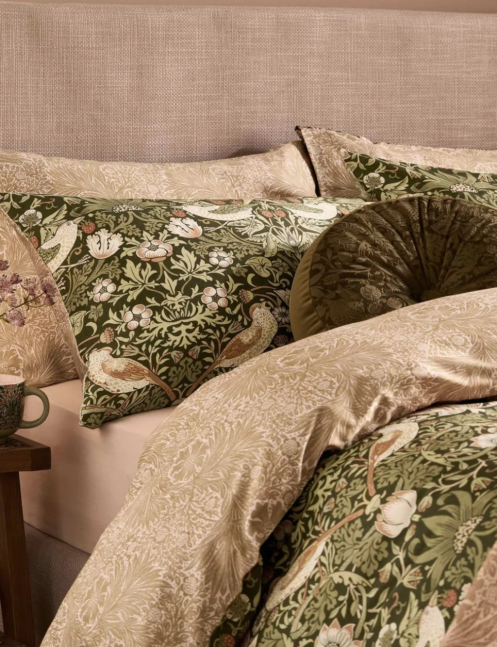 Pure Cotton Strawberry Thief Bedding Set