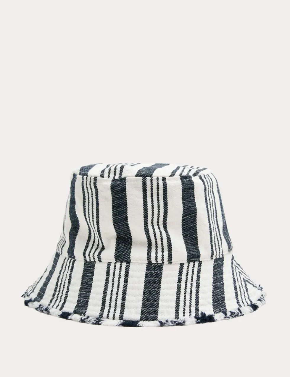 Pure Cotton Striped Bucket Hat