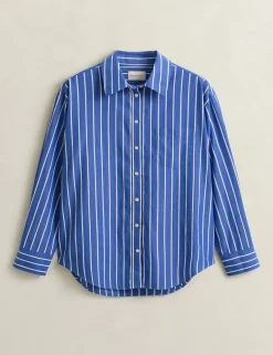 Pure Cotton Striped Button Through Shirt