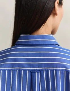Pure Cotton Striped Button Through Shirt