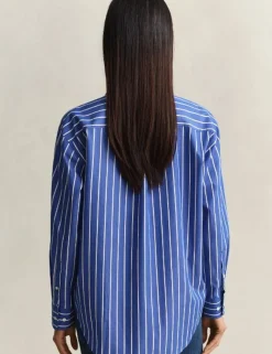 Pure Cotton Striped Button Through Shirt