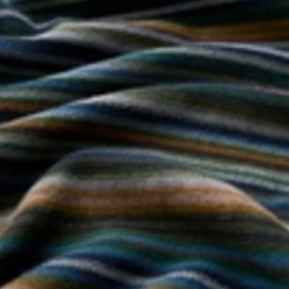Pure Cotton Striped Crew Neck Jumper
