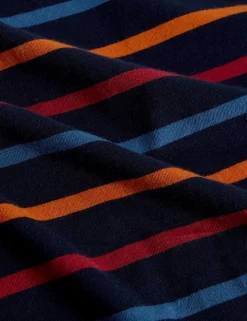 Pure Cotton Striped Crew Neck T-Shirt