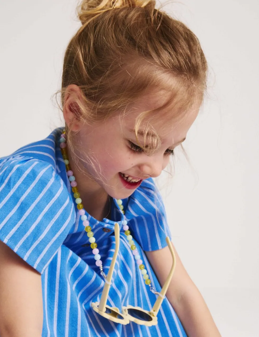 Pure Cotton Striped Dress (2-10 Yrs)