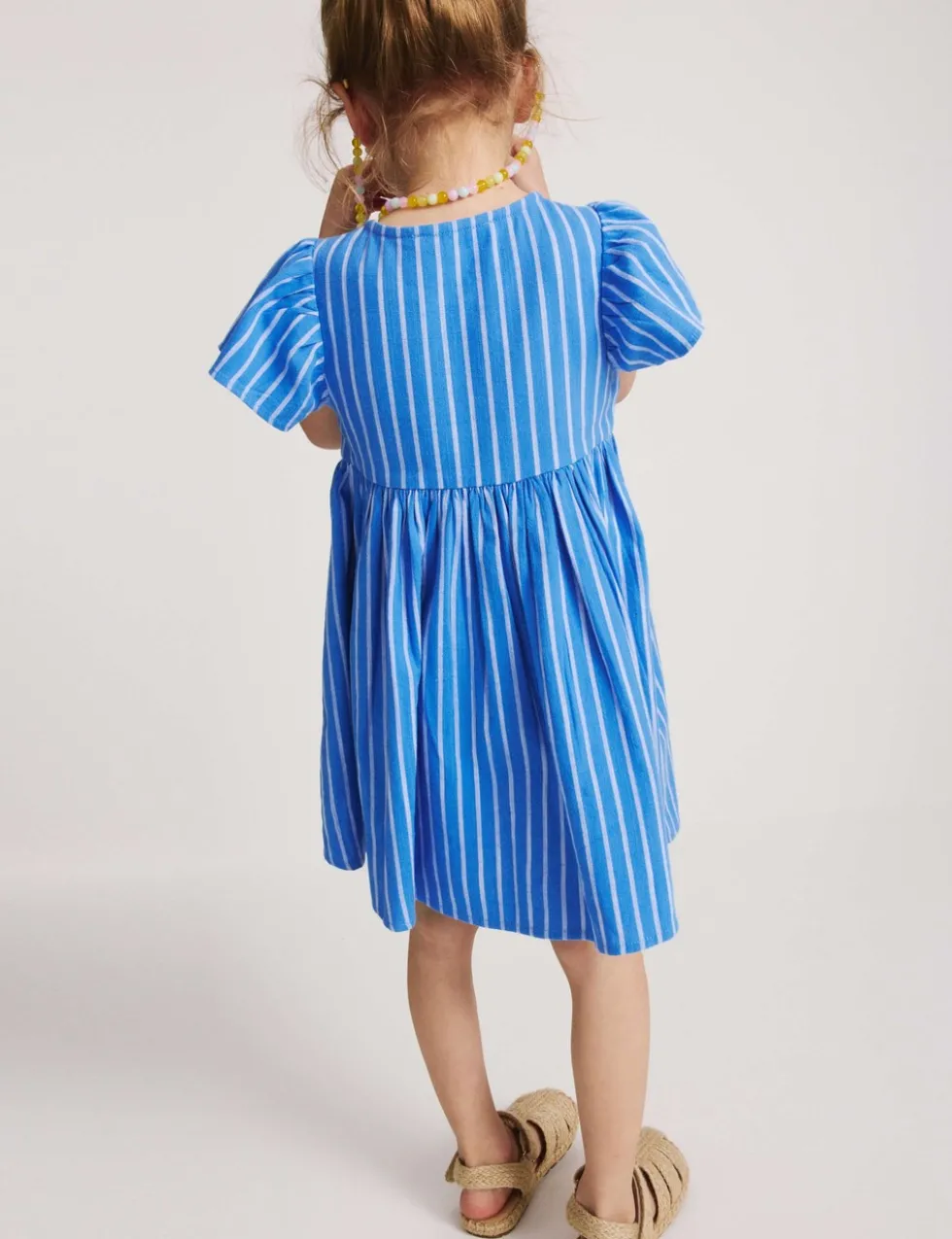 Pure Cotton Striped Dress (2-10 Yrs)