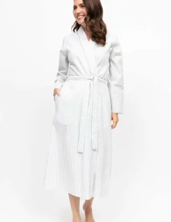 Pure Cotton Striped Dressing Gown