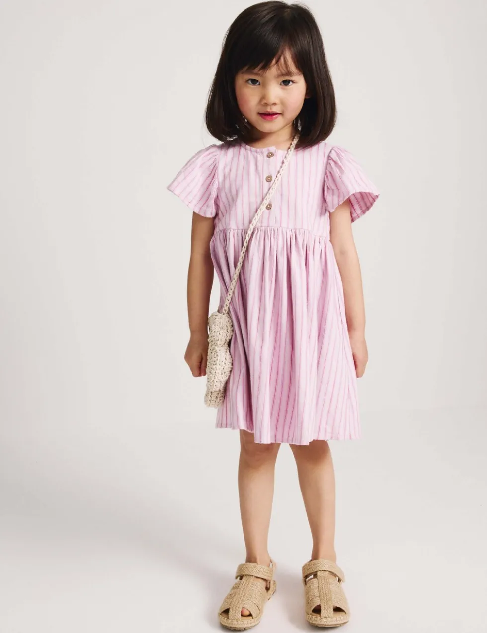 Pure Cotton Striped Dress (2-10 Yrs)
