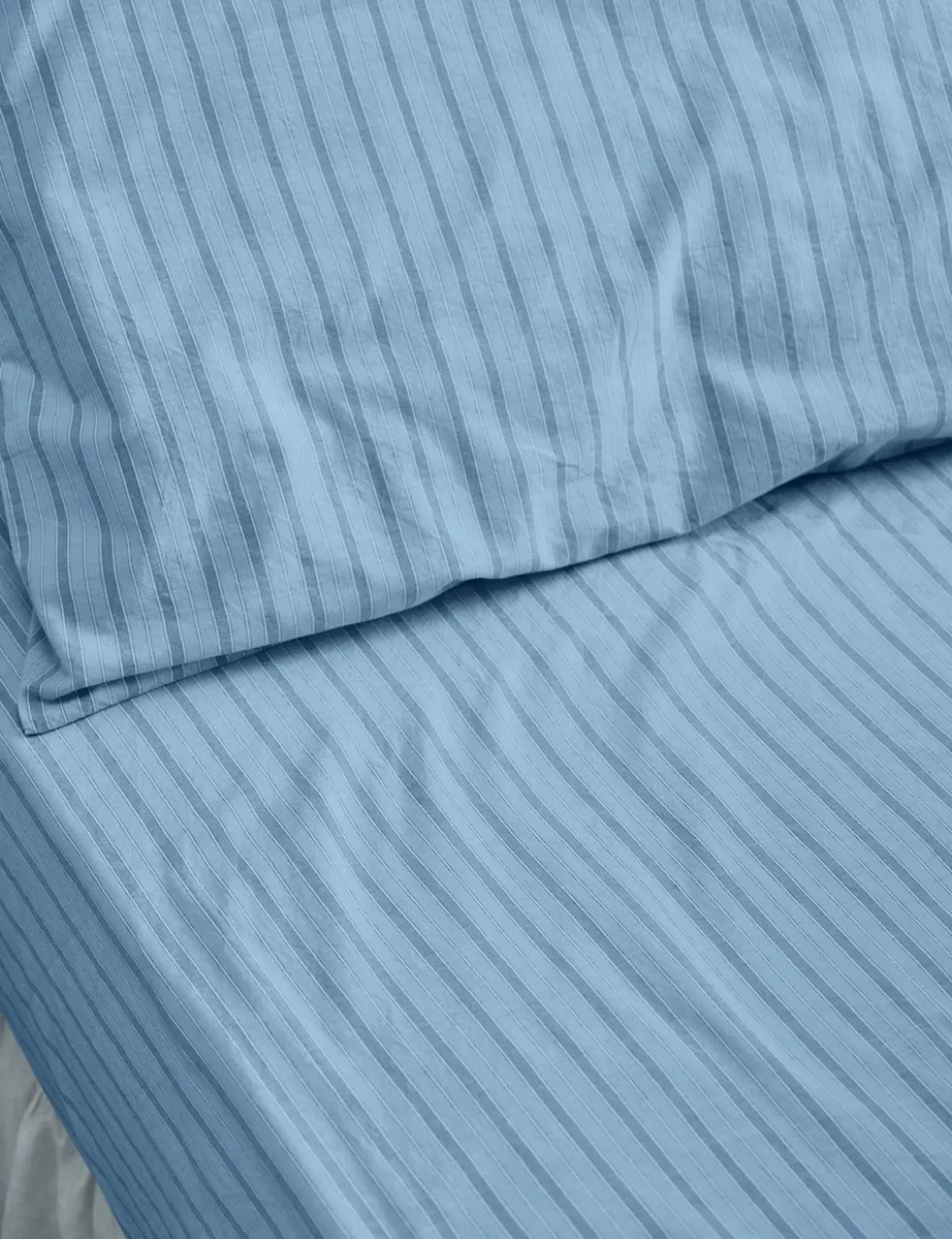 Pure Cotton Striped Fitted Sheet
