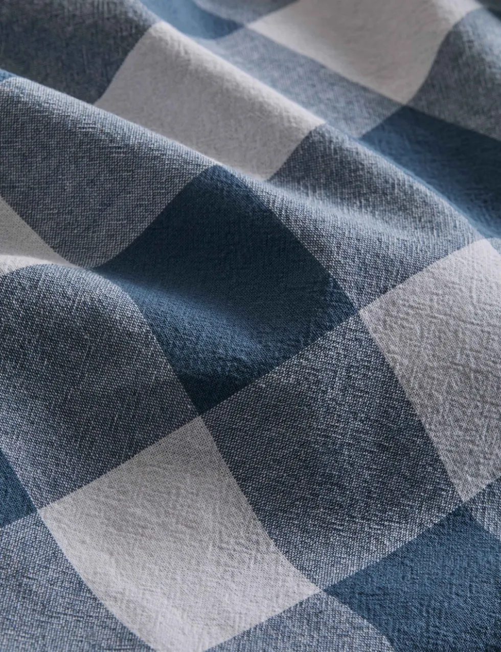 Pure Cotton Striped Gingham Bedding Set