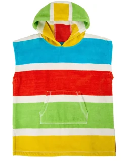 Pure Cotton Striped Hooded Towel (2-12 Yrs)