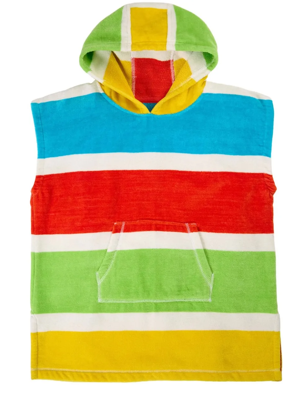 Pure Cotton Striped Hooded Towel (2-12 Yrs)