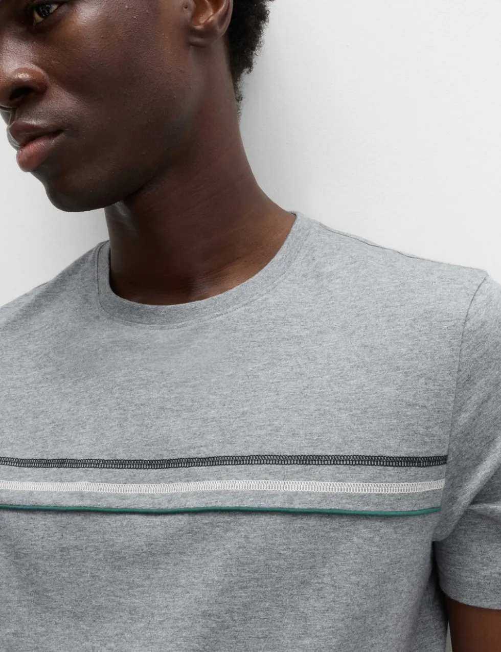 Pure Cotton Striped Loungewear Top