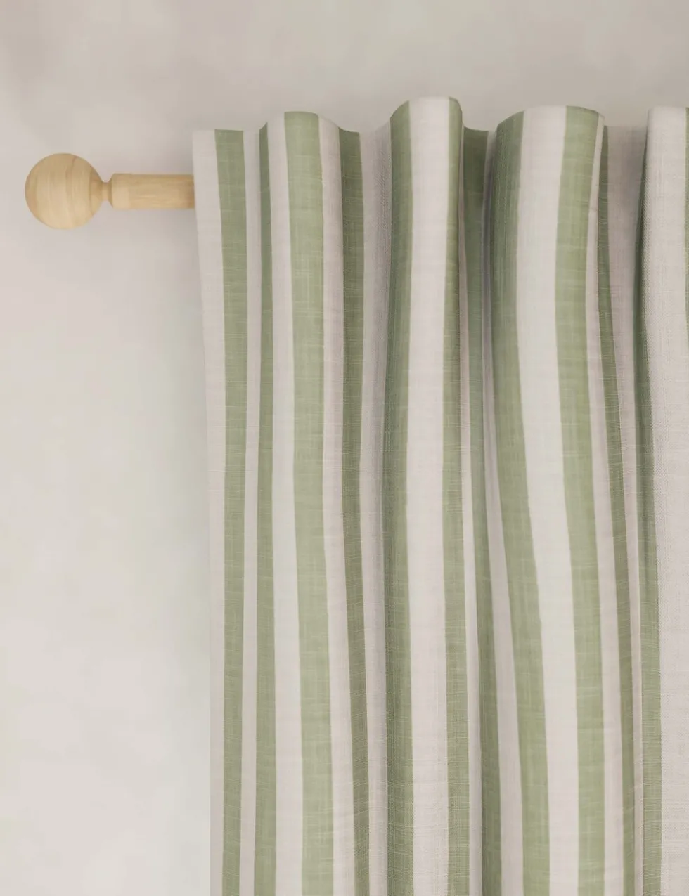 Pure Cotton Striped Multiway Curtains
