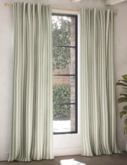 Pure Cotton Striped Multiway Curtains