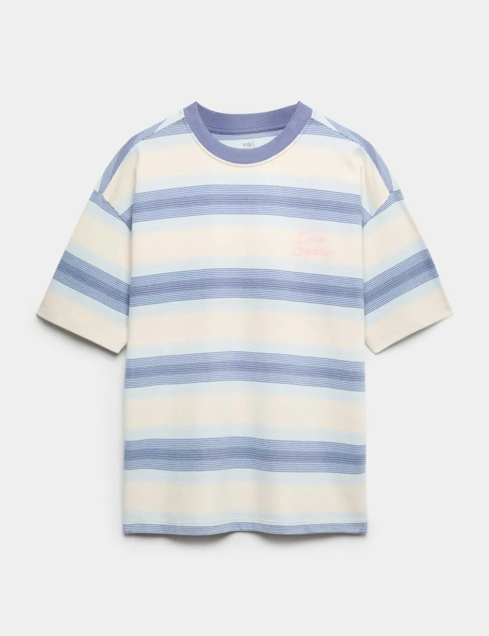 Pure Cotton Striped New Legacy T-Shirt (6-16 Yrs)