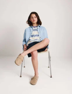Pure Cotton Striped New Legacy T-Shirt (6-16 Yrs)