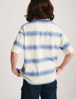 Pure Cotton Striped New Legacy T-Shirt (6-16 Yrs)
