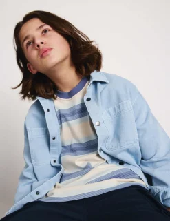 Pure Cotton Striped New Legacy T-Shirt (6-16 Yrs)