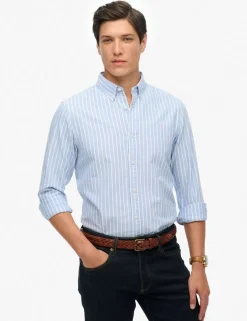 Pure Cotton Striped Oxford Shirt