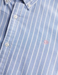 Pure Cotton Striped Oxford Shirt