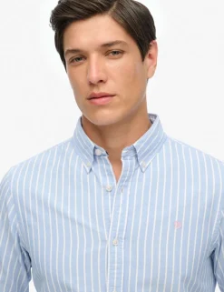 Pure Cotton Striped Oxford Shirt