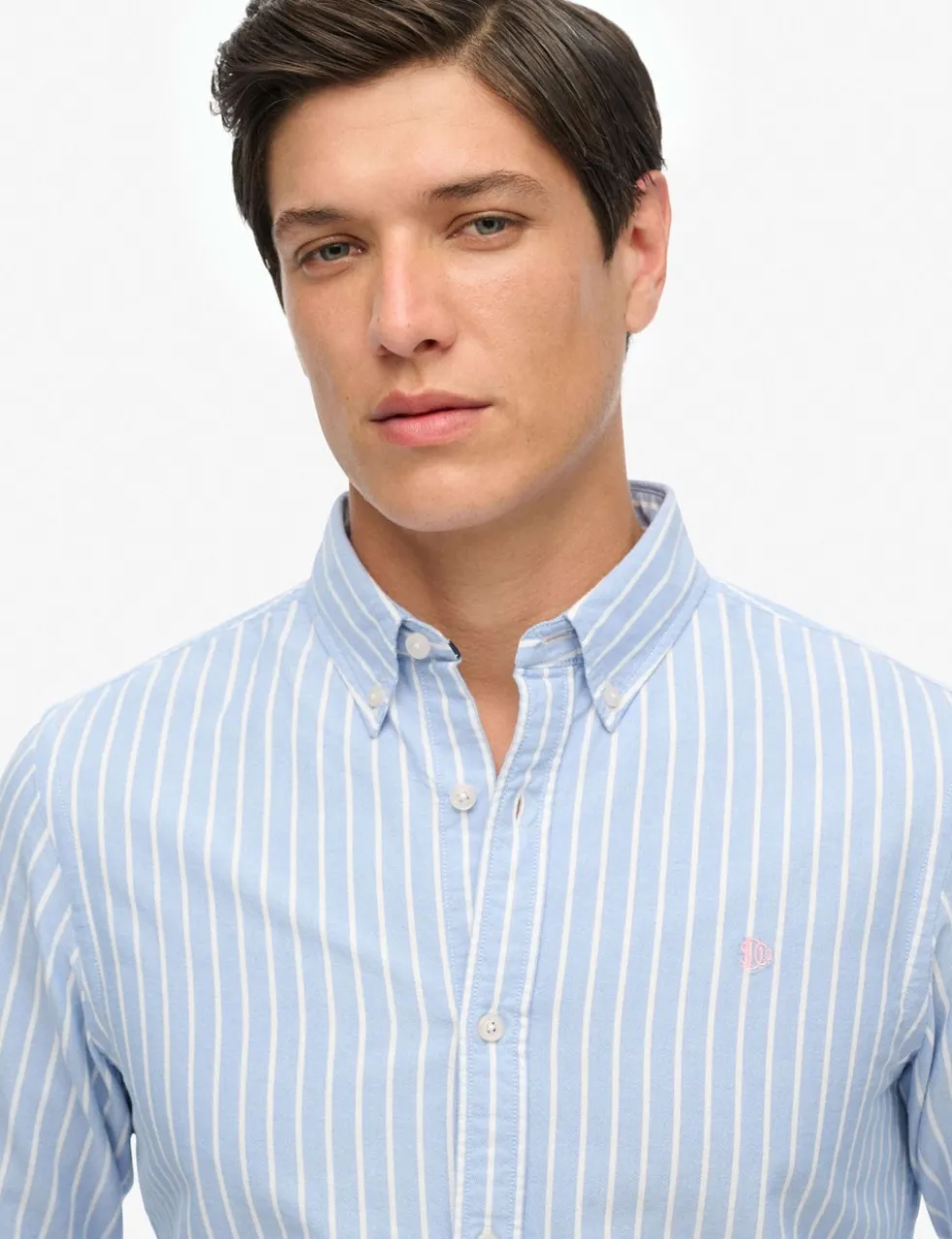 Pure Cotton Striped Oxford Shirt