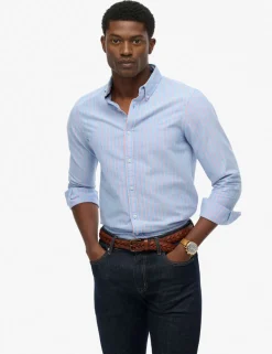 Pure Cotton Striped Oxford Shirt