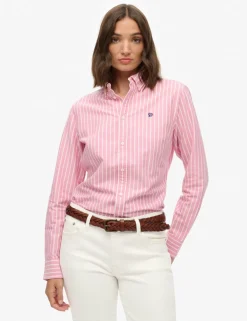Pure Cotton Striped Oxford Shirt