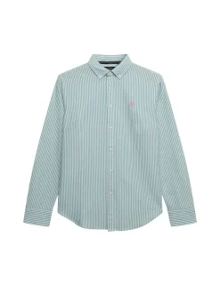 Pure Cotton Striped Oxford Shirt