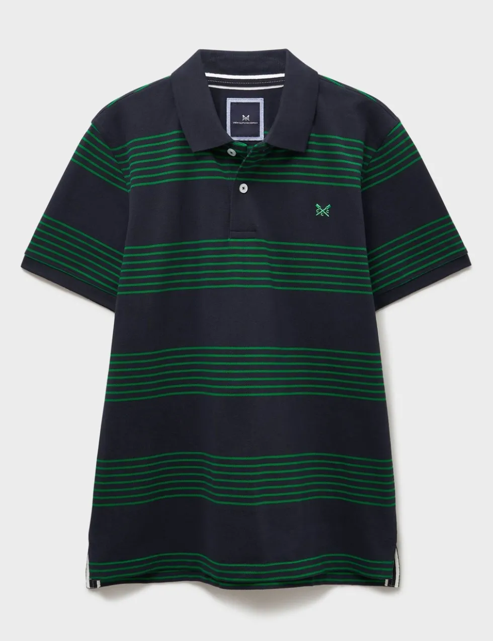 Pure Cotton Striped Polo Shirt