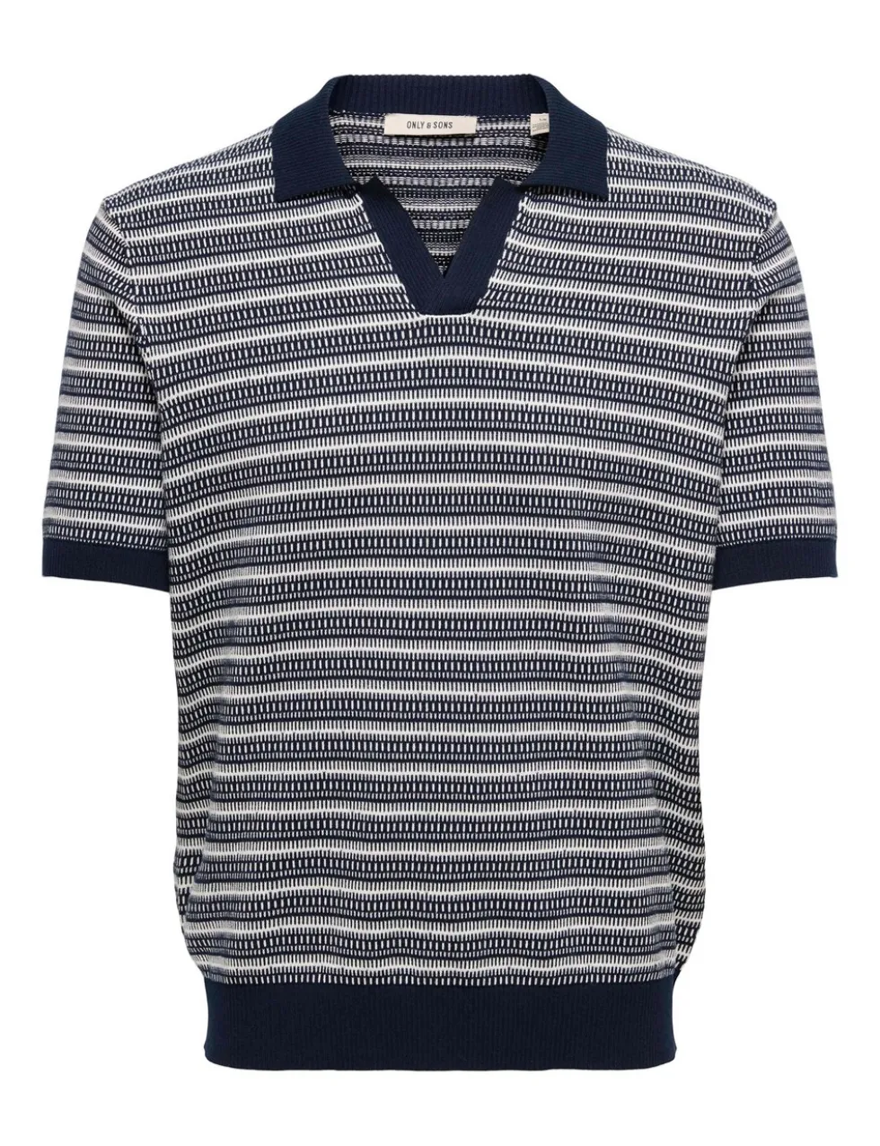 Pure Cotton Striped Polo Shirt