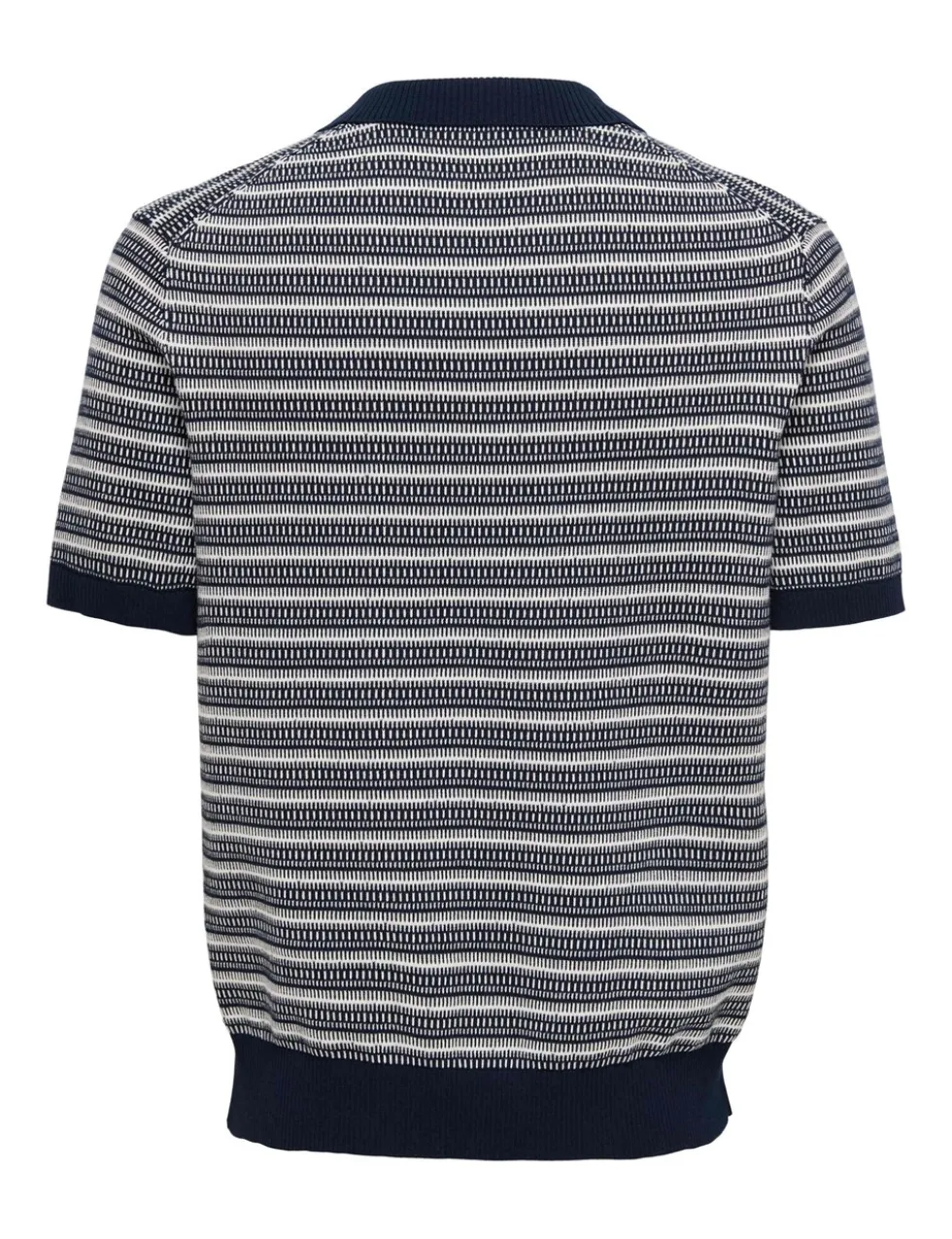 Pure Cotton Striped Polo Shirt